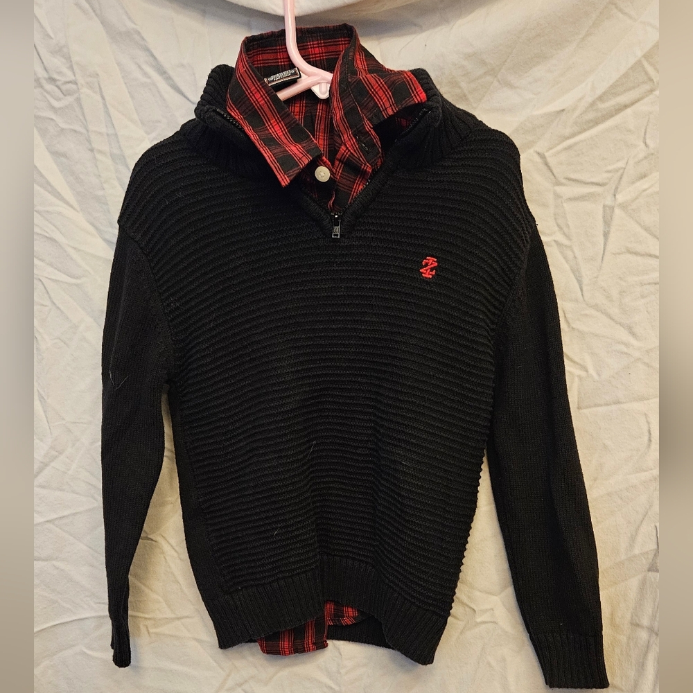 IZOD size 4/6 sweater/button down shirt